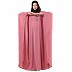 Kaftan with fashionable buttons- Puce Pink